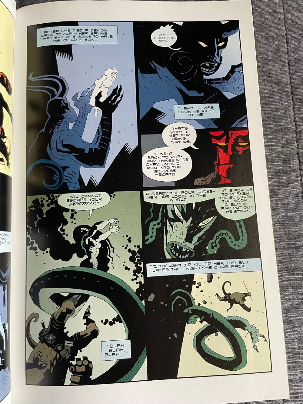 Hellboy Right Hand of Doom Mike Mignola 2000 Dark Horse 1st Printing Graphic Nov